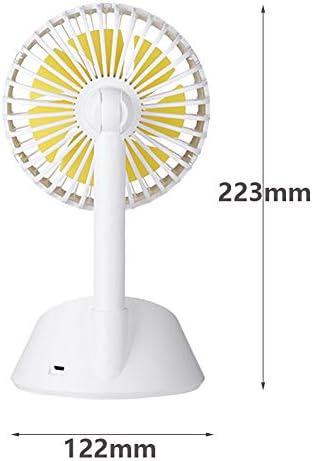 Zhyying USB Portable Desk Fan, Stand de telefone celular, ventilador de resfriamento silencioso com 3 velocidades, mini