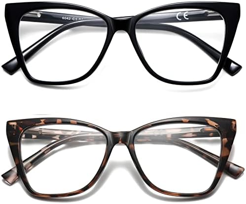 Óculos de leitura de grandes dimensões feminino gato olho fotoquromico leitor