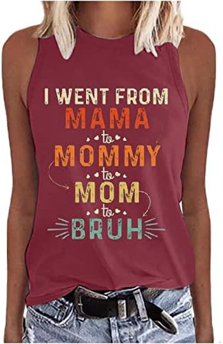 Mamãe mamãe mamãe bruh tampas para mulheres camisetas mama