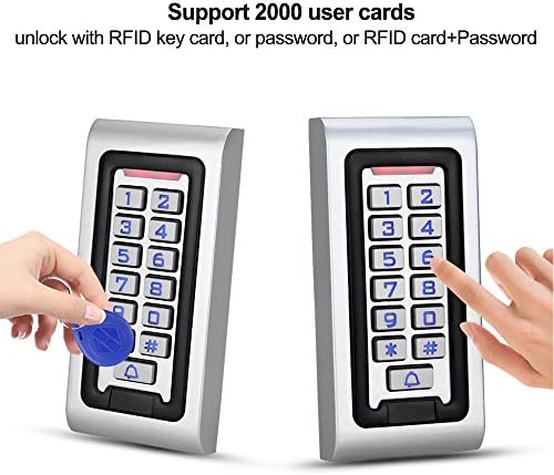 Kit do sistema de controle de acesso à porta HFENG IP68 RFID TECHADO RFID IMPRESSO IMPRESSO ANTES DO ARGUNDO ARTIFICANTE