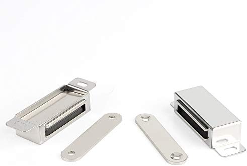 Gabinete mooche captura magnética 3pcs portão magnética forte captura para gaveta magnética pesada captura de aço inoxidável acabamento polido, mcA5000-3p