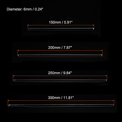 Mecccanity 3.3 Borossilicate Glass Stick 5.91 7,87 9,84 11,81 Comprimento da haste Mistura Ferramentas de Mistura com as