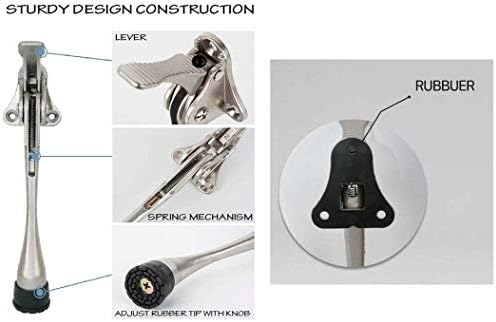 OGC 6 Easy semiautomático paradas-rolha de porta de 6 polegadas com uma borracha ajustável em altura