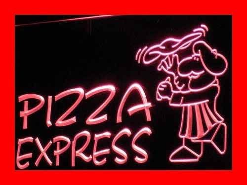 Adv Pro i182-B Open Pizza Express ENSEIGNE LUMINEUSE SILH