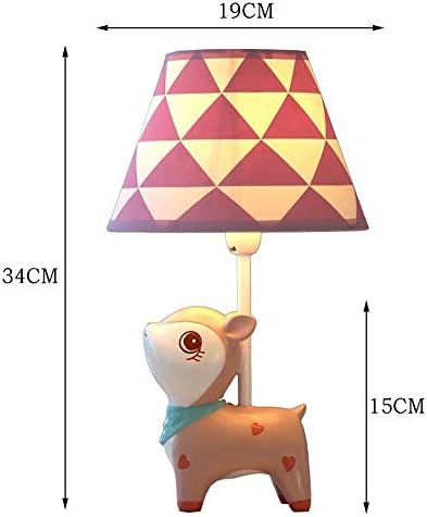Yuanflq Luzes noturnas diminuídas para crianças, lâmpada de mesa de animal lâmpadas de cabeceira feita à mão Imaginação