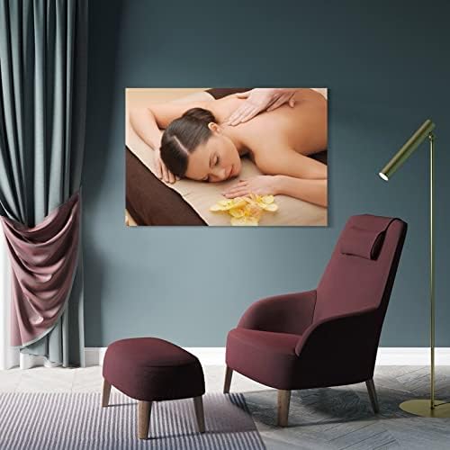 Poster de salão de beleza corporal de beleza massagem integral spa Poster Canvas Pintura Poster de arte de parede para