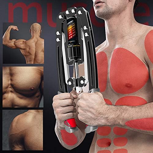 East Mount Twister Arm Exerfiser - Ajustável 22-440 libras de energia hidráulica, expansor de peito de casa, equipamento