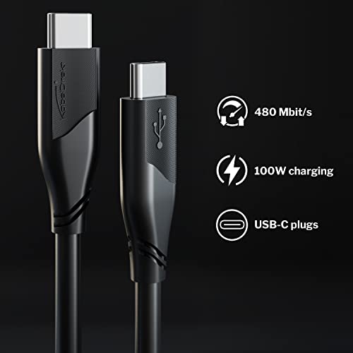 Cabo USB C de carregamento rápido flexível, USB 2.0 - 9 pés por Cabledirect