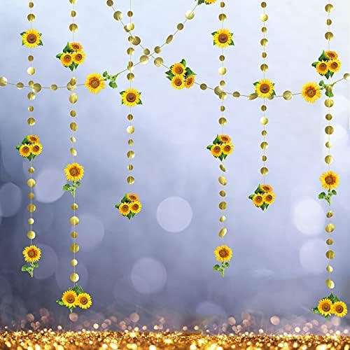 Sunflower Garland Banner for Kids Birthday Party Decorações de festas de outono tema de girassol strelfret cenário You Are My
