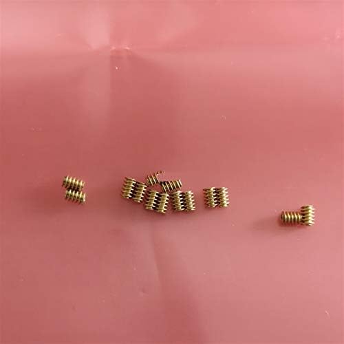 Zhengguifang ZGF-BR 2pcs 0,2m Samll Copper Worm 1mm Diâmetro do furo para 1 mm DC Motor Drive direta de 3,5 mm de espessura m0.2 engrenagens