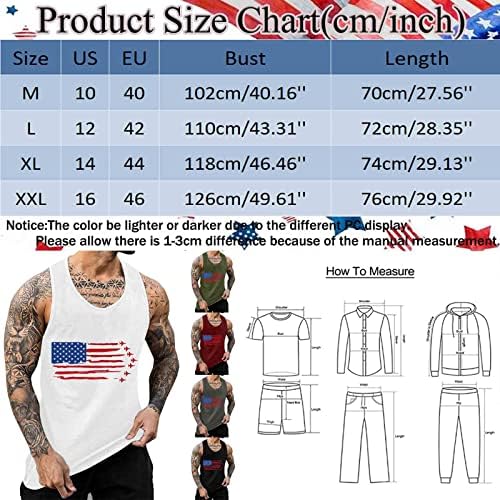 Tanques de tanques Men Workout, Mens Tampo Tampa Sem mangas Camisa do treino causal Fitness Summer Tops camisa