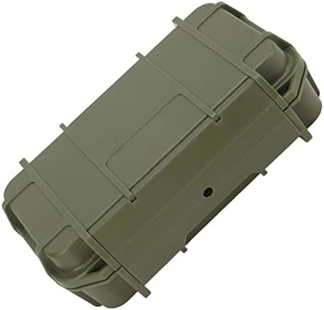 Caixa de transporte rígido à prova d'água, caixa de ferramenta de instrumento de segurança resistente à pressão durável, selada com esponja para acampar
