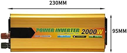 Inversor solar DC 12V para AC 220V 2000W Modificado o onda seno