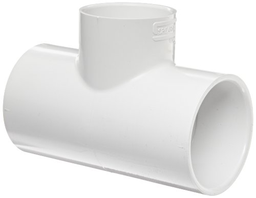Spears 401 Série PVC Pipe TIPTING, THEE, Anexo 40, branco, soquete de 1