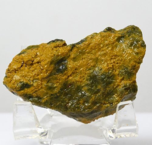 175 Carat Ocean Jasper Rough for Fish Tank Amarelo Verde Cristal Cristal Cristão Decoração Mineral Pedra - Madagascar