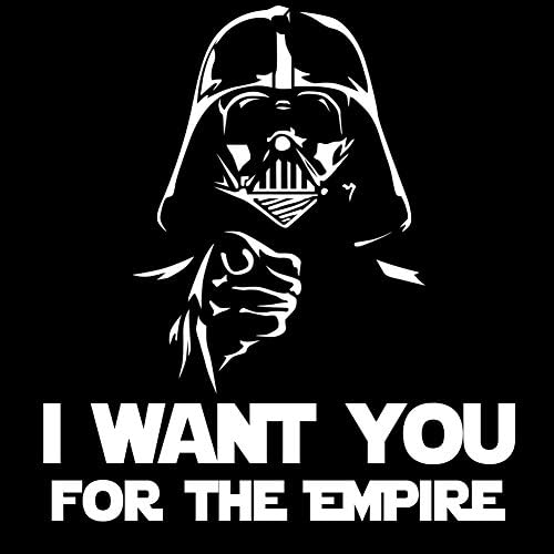 Eu quero você para o império Darth Vader 6 adesivo de vinil decalque