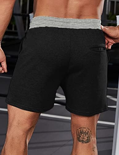 Coofandy Men's Athletic Shorts Gym Treinet Treinando curto bodybuilding Running Sport Sport shorts com bolsos, S-xxl