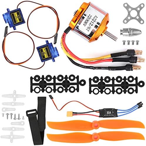 Kit de motor de aeronaves RC KV2200, Acessório de aeronaves 2RC 212 KV2200 MOTOR RC MOTOR 6035 SERVOLES SERVO 30A ESC XT60