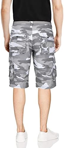 X Ray Mens Tactical Cargo Shorts Camar e cores sólidas de 12,5 da unsam altura do joelho clássico Multi Pocket Multi Pocket