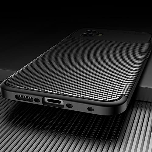 Ranyi para Samsung Galaxy XCover6 Pro Caso, Caso de fibra de carbono fino com cantos reforçados Chefe de choque, absorvendo o caso
