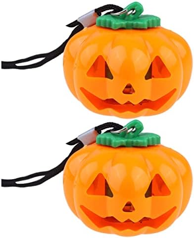 Bestoyard Flash Toys 4 PCs LED Light Pumpkin Pingnd Pingente Colar Halloween Colar Led Halloween Colar Up Up Halloween Pumpkin Skull Colar
