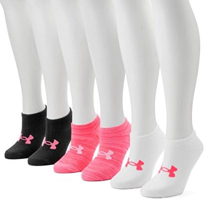 Under Armour Mulher Formal Training No Show Socks 6 Pack
