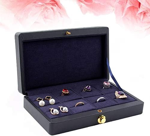 Caixa de jóias portáteis de cabilock Black Caixa de moda Ring Recursine