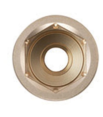 Ferramentas de segurança da AMPCO DW-1D2-1/4 SOCKET, poço profundo, não separado, não magnético, resistente à corrosão, 1 acionamento, 2-1/4