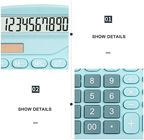 Calculadora Científica Digital MJWDP de 12 dígitos Calculadora solar Ferramenta de contabilidade de negócios financeiros