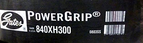 Portões 840xh300 Cinturão de tempo PowerGrip, Extra pesada, 7/8 Pitch, 3 Largura, 96 dentes, 84,00 Comprimento de arremesso