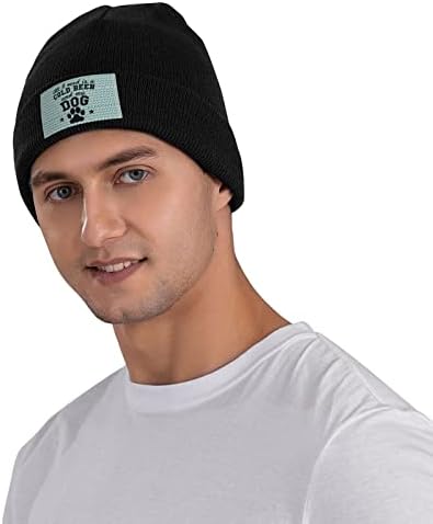 All-i-Need-Is-A-Flold-Beer-My-Dog Hats Men Women Knit Hat Hat Skull Classion Classic Beanie Black Casual Headwear