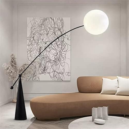 Sofá nórdico slnfxc ao lado da lâmpada de chão da sala pode ser ajustável lâmpada de pesca vermelha ajustável Lâmpada de decoração