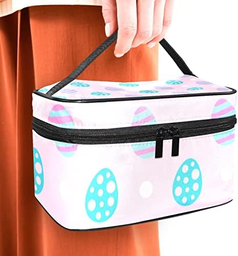 Bolsa de ovos coloridos Bolsa de maquiagem portátil de viagem portátil para mulheres e meninas