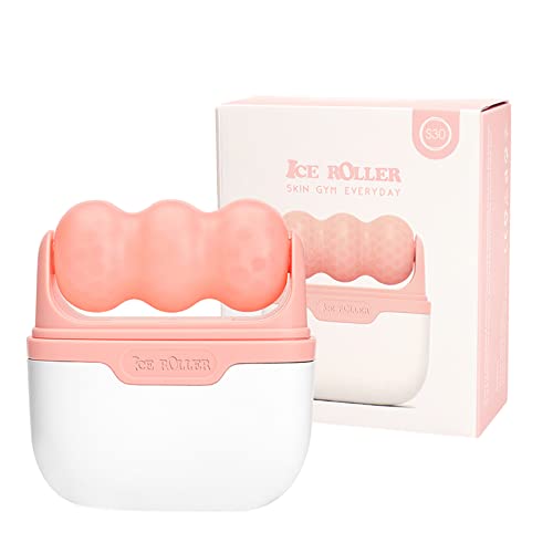 Rolo de gelo para rosto e olho, 2 em 1 inchaço, enxaqueca, alívio da dor e lesão menor - Diougens Lee Facial Ice Roller, Rolo de