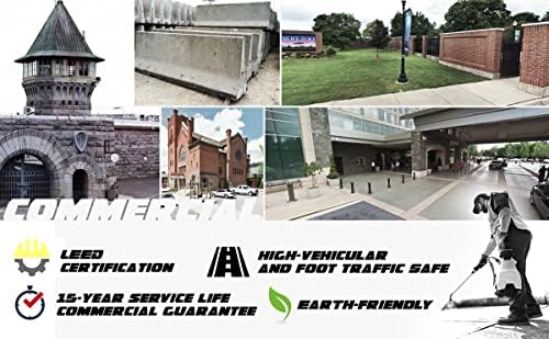 Lastiseal Brick & Masonry Sealer - All Finalis Brick, concreto, pedra e selador de alvenaria para uso interior/exterior - Vida de serviço de 15 anos