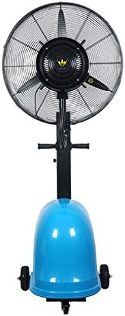 Fã de névoa, ventilador de spray de pedestal oscilante com 3 velocidades, fã industrial de oscilação de oscilação,