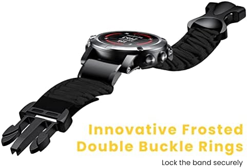 Bcmcbv 22 26mm nylon trançado rastrear strap para fenix 7 7x 6x 6 fenix 5x 5 mais 3 3hr 935 945 s60 assistir silicone watch