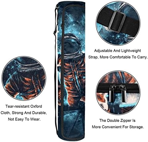 Space Man Galaxy Yoga Mat Carrier Bag com alça de ombro de ioga bolsa de ginástica Bolsa de praia