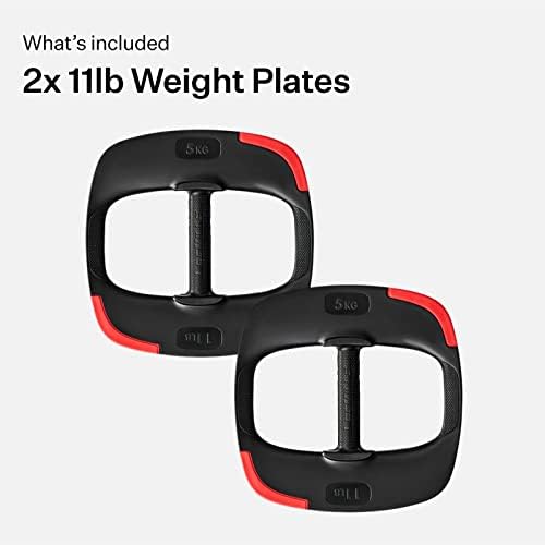 Placas de peso ergonômico do Les Mills ™ Duplo de uso duplo para exercícios corporais totais