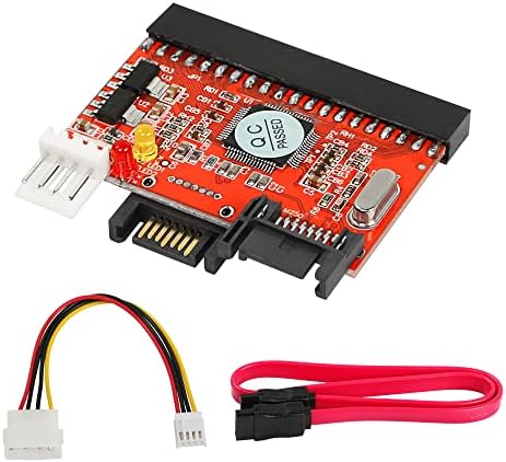 Sinloon IDE para SATA conversor, 150 Mbps 2 em 1 SATA a IDE Conversor de chip de conversor de adaptador para DVD/CD/HDD