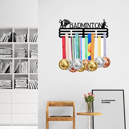 Superdant Badminton Medal Hanger Display Holder Men Sports Medal Display Rack Rack Iron Gancho montado na parede para mais