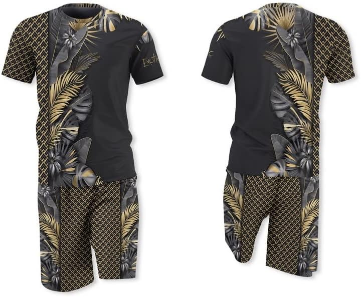 WSSBK Summer Sleeve Sleeve Suit Sportswear Casual Sportswear Manga curta Men's Beach Suit Shart Sets