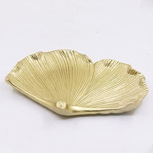 Bandeja de jóias de folhas de zerodeko prato de bugiganga: tigela de porta -anel vintage para colar de bracelete de cômoda