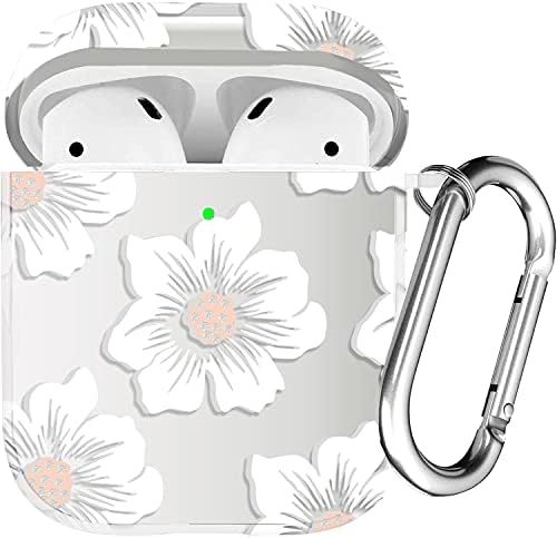 Flor da caixa do Maxjoy AirPod com chaveiro de chaveiro de chave de arepod protpod prot para meninas para meninas PC Caso fofo