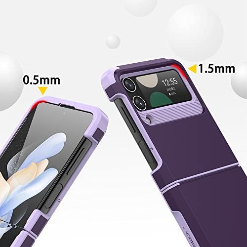 Caixa de telefone celular compatível com a caixa Samsung Galaxy Z Flip 3, compatível com a caixa Samsung Z Flip 3, capa