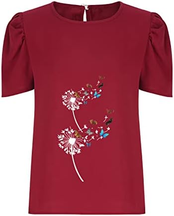 Tampas e blusas femininas T-shirts Summer Summer Fit Fit Crew Tops Fashion 2023 Blusa de trabalho casual de negócios