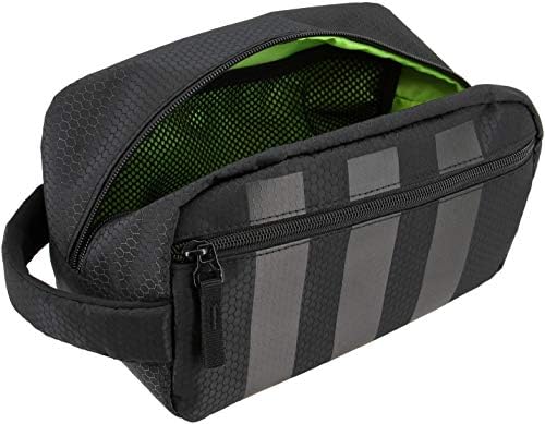 Bolsa de chuveiro de viagem de kit de higieness para equipes de equipe da Adidas, preto, tamanho único