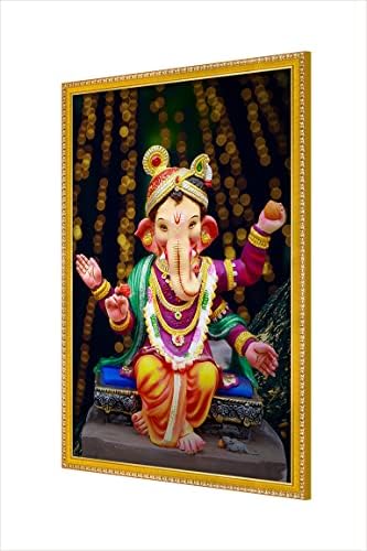 999Store Lord Ganesha Pintura fotográfica com moldura foto