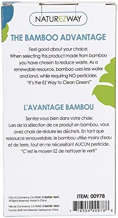Naturezway ™ (colheres de bambu descartáveis ​​premium de 24 pacote de qualidade - Eco -amigável - Free - Melhor alternativa ao plástico - suprimentos de festa