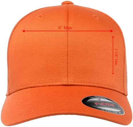 Chapéu Flex Flex Custom - Adicione seu próprio texto bordado - chapéu ajustado